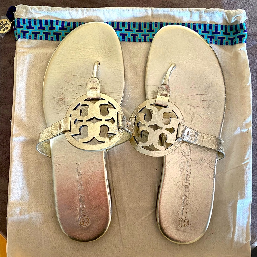 Miller Soft Metallic Sandals